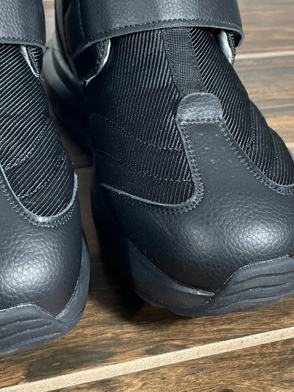 FitVille CozyCore V3 Shoes Mens Size 9 Wide Black Double Strap Winter Boot